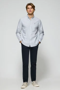 Polo Club Chemises*Chemise Oxford à rayures e avec logo brodé Rigby Go Bleu