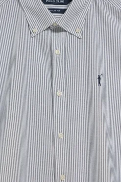 Polo Club Chemises*Chemise Oxford à rayures e avec logo brodé Rigby Go Bleu