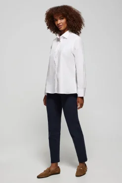 Polo Club Chemises*Chemise Oxford he à logo brodé Blanc