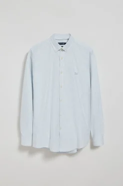 Polo Club Chemises*Chemise Oxford à rayures yale avec logo brodé Bleu