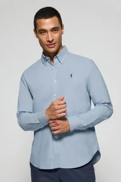 Polo Club Chemises*Chemise Oxford avec logo brodé Rigby Go Bleu Ciel