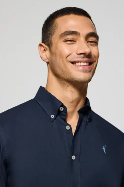 Polo Club Chemises*Chemise Oxford avec logo brodé Rigby Go Bleu Marine
