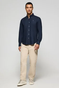 Polo Club Chemises*Chemise Oxford avec logo brodé Rigby Go Bleu Marine