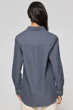 Polo Club Chemises*Chemise Oxford Sabina avec logo brodé Rigby Go Bleu