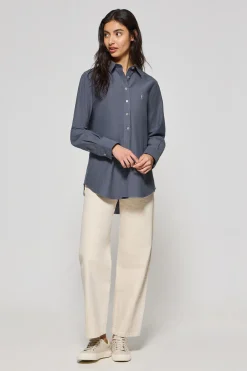 Polo Club Chemises*Chemise Oxford Sabina avec logo brodé Rigby Go Bleu