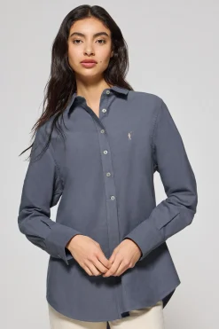 Polo Club Chemises*Chemise Oxford Sabina avec logo brodé Rigby Go Bleu
