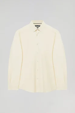 Polo Club Chemises*Chemise Oxford jaune avec logo Rigby Go Jaune tendre