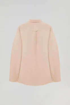 Polo Club Chemises*Chemise Oxford à logo brodé Pêche