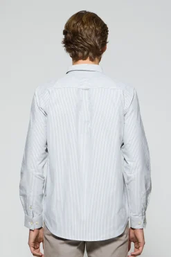 Polo Club Chemises*Chemise Oxford rayée e Yale avec logo brodé Rigby Go Gris