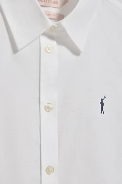 Polo Club Chemises*Chemise Oxford Regular fit he avec logo Rigby Go Blanc