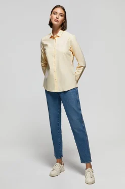 Polo Club Chemises*Chemise Oxford Regular fit jaune avec logo Rigby Go Jaune tendre