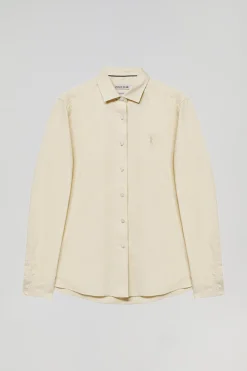 Polo Club Chemises*Chemise Oxford Regular fit jaune avec logo Rigby Go Jaune tendre