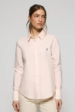 Polo Club Chemises*Chemise Oxford avec logo brodé Rigby Go Rose pâle