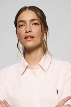 Polo Club Chemises*Chemise Oxford avec logo brodé Rigby Go Rose pâle