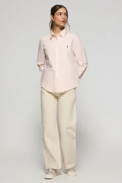 Polo Club Chemises*Chemise Oxford avec logo brodé Rigby Go Rose pâle