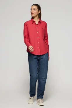 Polo Club Chemises*Chemise Oxford avec logo brodé Rigby Go Rouge