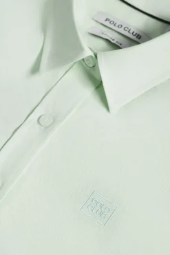 Polo Club Chemises*Chemise Oxford à logo brodé Vert Clair