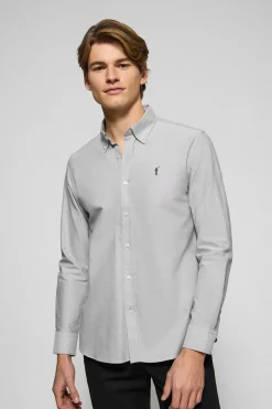 Polo Club Chemises*Chemise Oxford vert clair à logo brodé Rigby Go Vert militaire