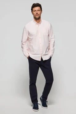 Polo Club Chemises*Chemise rayée Oxford tendre avec broderie Orange