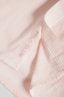 Polo Club Chemises*Chemise rayée Oxford tendre avec broderie Orange