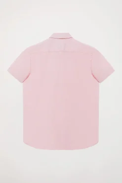 Polo Club Chemises*Chemise rose en lin avec poche sur la poitrine Rose clair