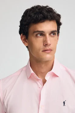 Polo Club Chemises*Chemise en popeline et coupe slim avec logo Rigby Go Rose