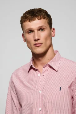 Polo Club Chemises*Chemise Pharrel rayée avec logo Rigby Go brodé Rouge
