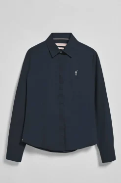 Polo Club Chemises*Chemise Slim en popeline avec logo brodé Rigby Go Bleu Marine