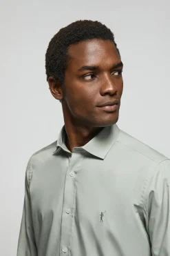 Polo Club Chemises*Chemise Slim en popeline avec logo Rigby Go Vert jade