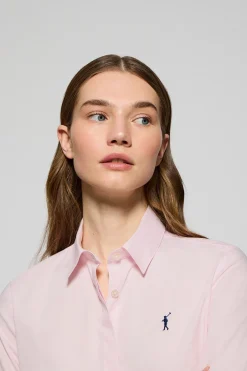 Polo Club Chemises*Chemise Slim en popeline avec logo brodé Rigby Go Rose