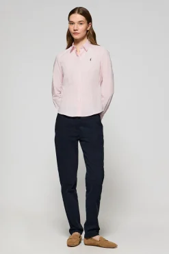 Polo Club Chemises*Chemise Slim en popeline avec logo brodé Rigby Go Rose