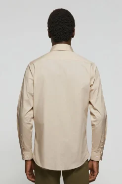 Polo Club Chemises*Chemise Slim en popeline avec logo Rigby Go Beige