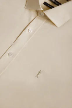 Polo Club Chemises*Chemise Slim en popeline avec logo Rigby Go Beige