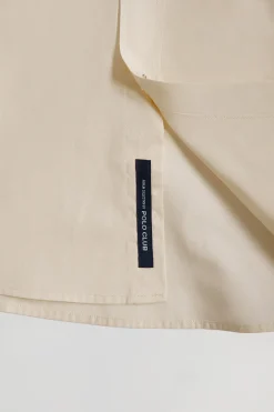Polo Club Chemises*Chemise Slim en popeline avec logo Rigby Go Beige
