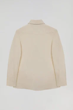 Polo Club Chemises*Chemise Slim en popeline avec logo Rigby Go Beige