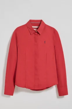 Polo Club Chemises*Chemise Slim en popeline avec logo brodé Rigby Go Rouge