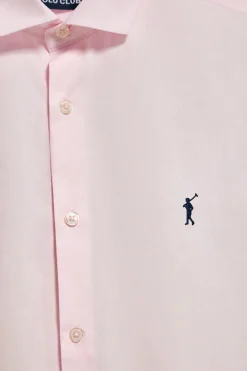 Polo Club Chemises*Chemise Slim en popeline avec logo brodé Rigby Go Rose