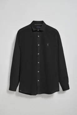 Polo Club Chemises*Chemise Slim en popeline e avec logo brodé Rigby Go Noir
