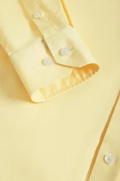 Polo Club Chemises*Chemise Slim en popeline jaune avec logo Rigby Go Jaune tendre