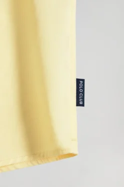 Polo Club Chemises*Chemise Slim en popeline jaune avec logo Rigby Go Jaune tendre
