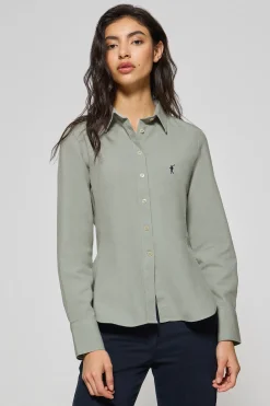 Polo Club Chemises*Chemise Slim Sefora avec logo Rigby Go Vert Clair