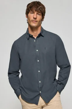 Polo Club Chemises*Chemise Stanford avec logo brodé Rigby ton sur ton Bleu Marine