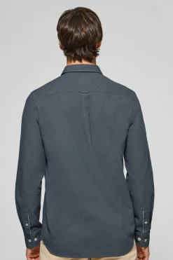 Polo Club Chemises*Chemise Stanford avec logo brodé Rigby ton sur ton Bleu Marine