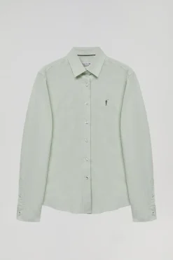 Polo Club Chemises*Chemise oxford Slim Fit avec logo Rigby Go Vert jade