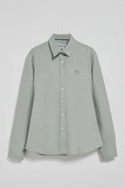 Polo Club Chemises*Chemise slim fit en popeline à logo Vert jade