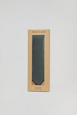 Polo Club Accessoires*Cravate en soie e avec logo Vert