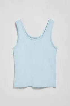 Polo Club T-Shirts*Débardeur bleu clair avec broderie Rigby Go Bleu ciel