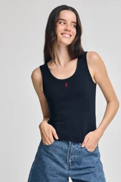 Polo Club T-Shirts*Débardeur avec broderie Rigby Go Bleu Marine