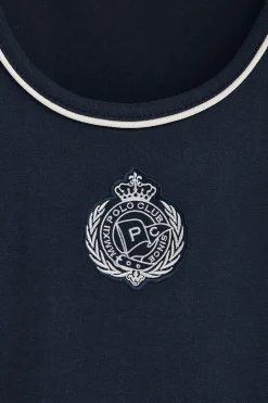 Polo Club T-Shirts*Débardeur avec écusson nautique Bleu Marine