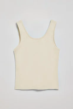 Polo Club T-Shirts*Débardeur écru avec broderie Rigby Go Beige